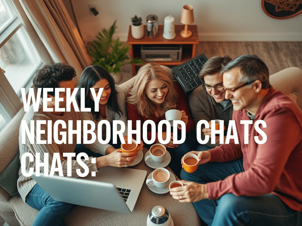 Weekly (TONIGHT! 9/3/2025 at 7pm) Neighborhood Chats: Connect and&nbsp;Collaborate